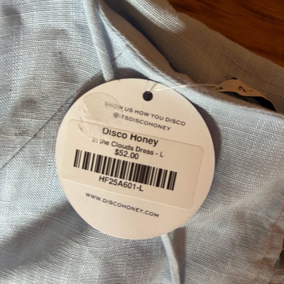 Blue Flowy Mini Dress - Picture 3 of 3